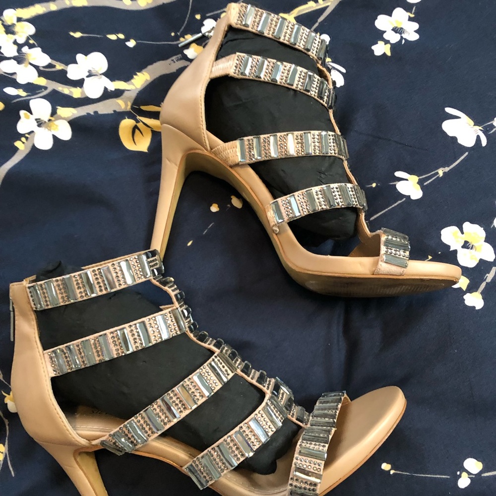 Steve Madden Gladiator Heels with Crystals
